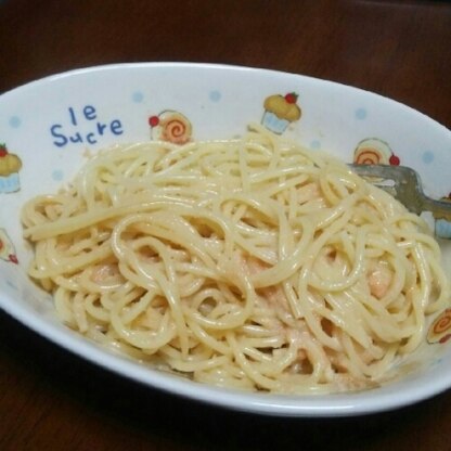 久しぶりの明太子スパゲティ、とっても美味しかったです♪ごちそうさまでしたぁ(*^^*)♪